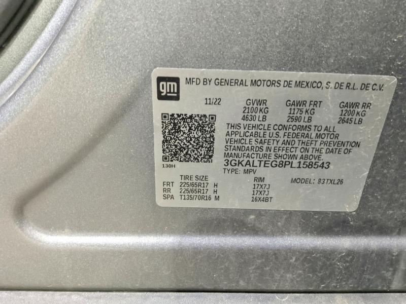 2023 Gmc Terrain მანქანა იყიდება აუქციონზე, vin: 3GKALTEG8PL158543, აუქციონის ნომერი: 65695746