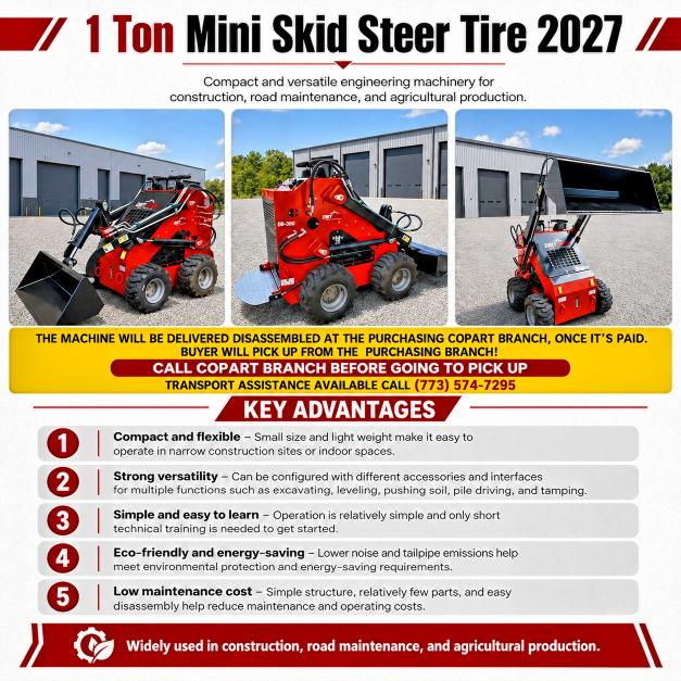 Продаж на аукціоні авто 2027 Others 1 Ton Skid Steer Tire, vin: 38914036, номер лоту: 68969806