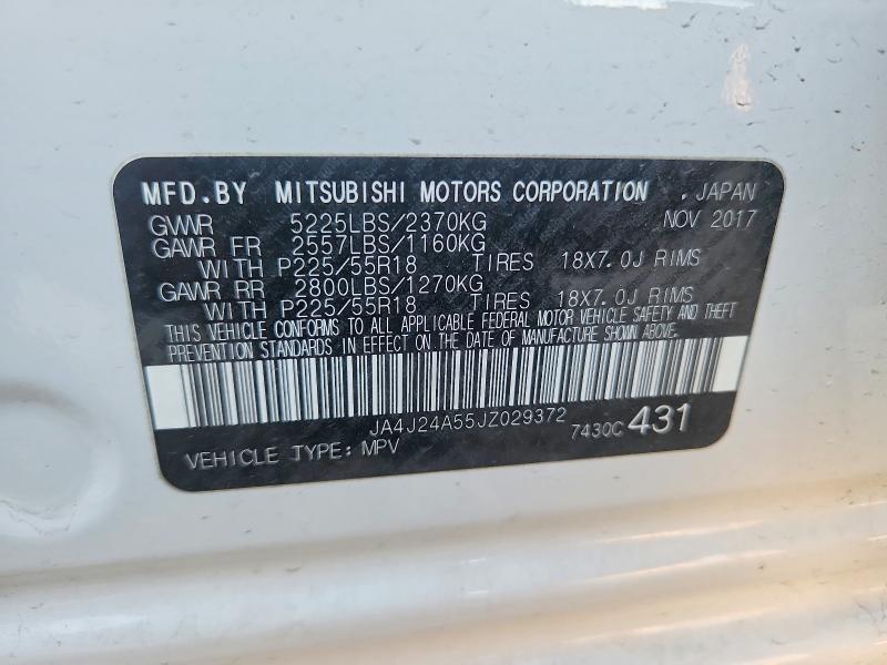 Продаж на аукціоні авто 2018 Mitsubishi Outlander, vin: JA4J24A55JZ029372, номер лоту: 68247736