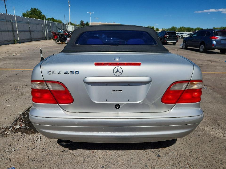 Aukcja sprzedaży 2000 Mercedes-benz Clk, vin: WDBLK70G1YT028184, numer aukcji: 67520686