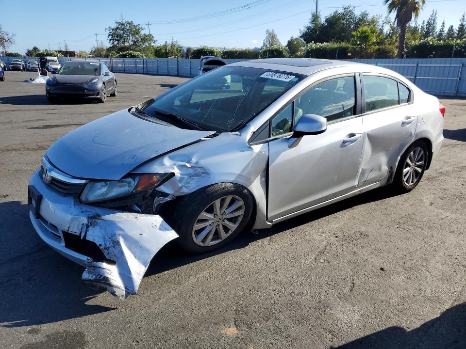 69576276 :رقم المزاد ، 2HGFB2F93CH532219 vin ، 2012 Honda Civic مزاد بيع