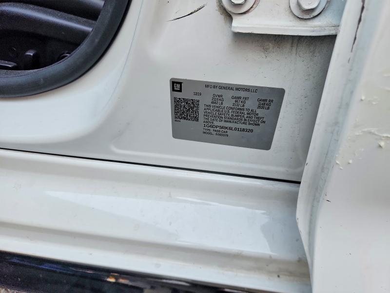 2020 Cadillac Ct5 მანქანა იყიდება აუქციონზე, vin: 1G6DP5RK6L0118320, აუქციონის ნომერი: 68250396