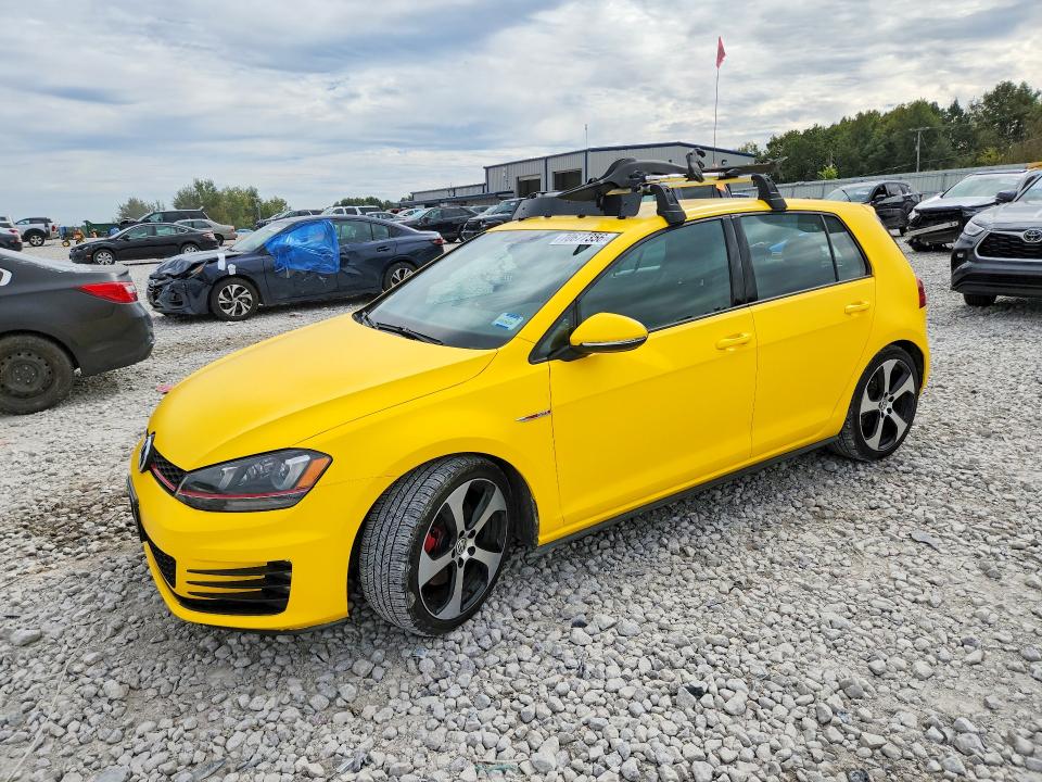 70677356 :رقم المزاد ، 3VW5T7AU6FM017072 vin ، 2015 Volkswagen Gti مزاد بيع