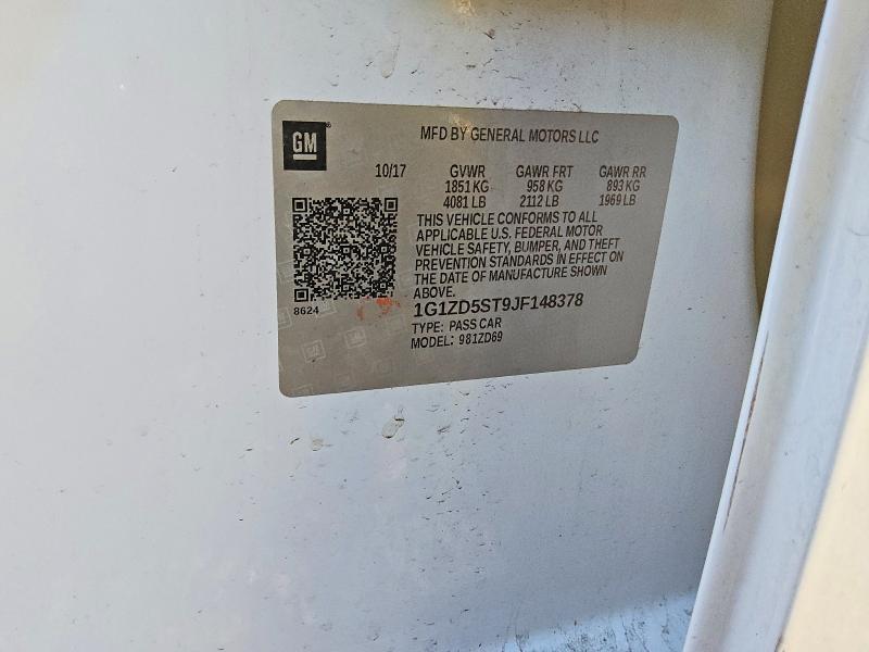 Aukcja sprzedaży 2018 Chevrolet Malibu, vin: 1G1ZD5ST9JF148378, numer aukcji: 69070566