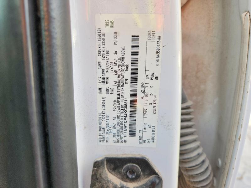 69417846 :رقم المزاد ، 1FTEW1CP4JKC88811 vin ، 2018 Ford F150 مزاد بيع