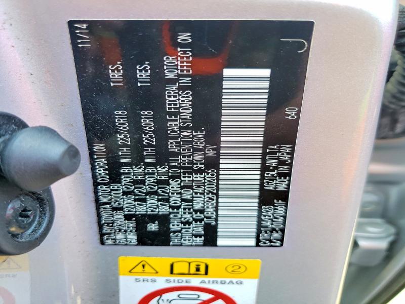 68053806 :رقم المزاد ، JTJBARBZ2F2002056 vin ، 2015 Lexus Nx مزاد بيع