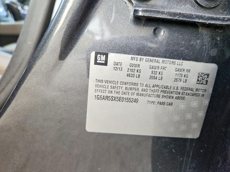 2014 Cadillac Cts მანქანა იყიდება აუქციონზე, vin: 1G6AR5SX5E0155249, აუქციონის ნომერი: 70495486