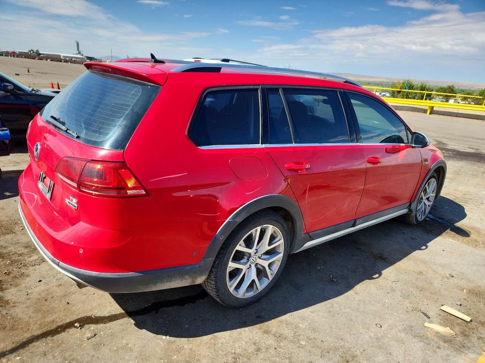 2017 Volkswagen Golf Alltrack მანქანა იყიდება აუქციონზე, vin: 3VWH17AU4HM504941, აუქციონის ნომერი: 66192656