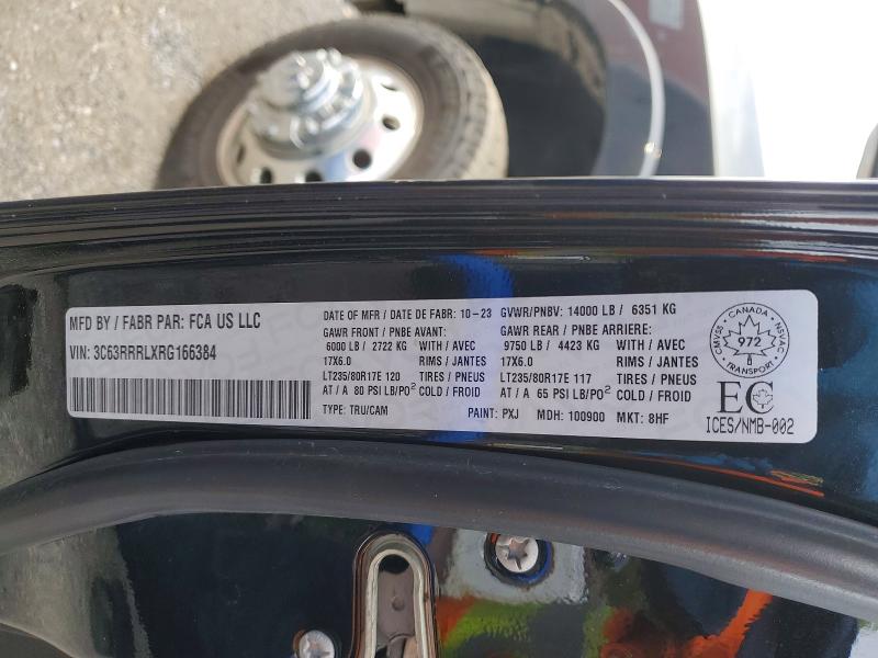 Продажа на аукционе авто 2024 Ram 3500, vin: 3C63RRRLXRG166384, номер лота: 69015876