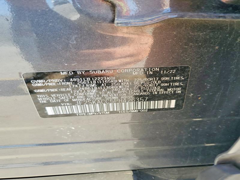 Aukcja sprzedaży 2023 Subaru Forester, vin: JF2SKACC5PH426357, numer aukcji: 67297006