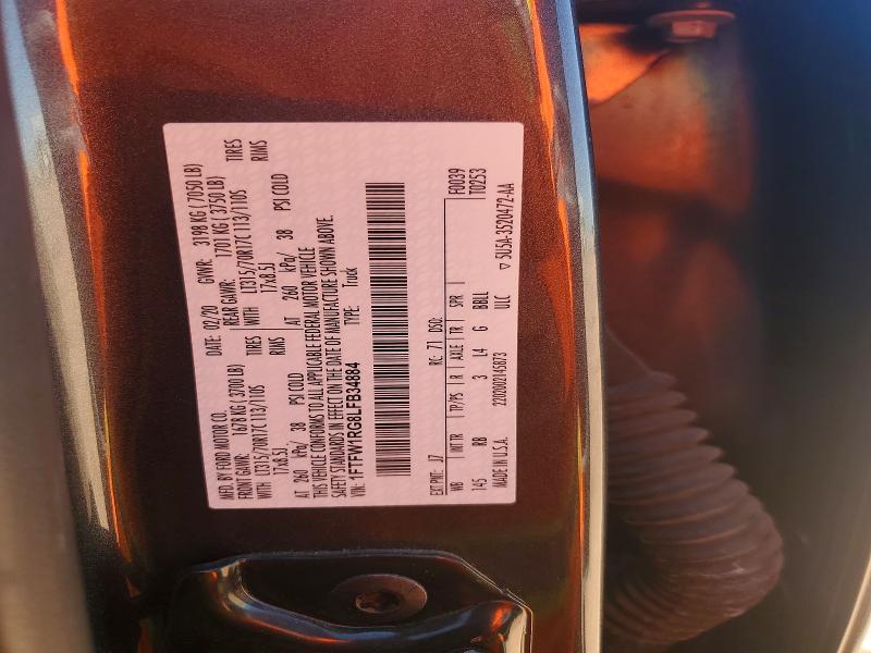 Aukcja sprzedaży 2020 Ford F150, vin: 1FTFW1RG8LFB34884, numer aukcji: 66487136