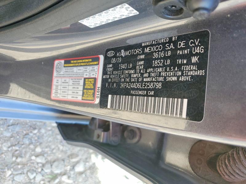Продажа на аукционе авто 2020 Kia Rio, vin: 3KPA24AD6LE258798, номер лота: 71076606