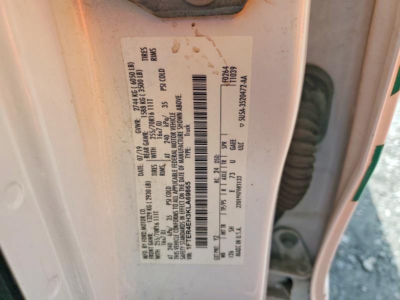 Aukcja sprzedaży 2019 Ford Ranger, vin: 1FTER4EH3KLA69865, numer aukcji: 68746716