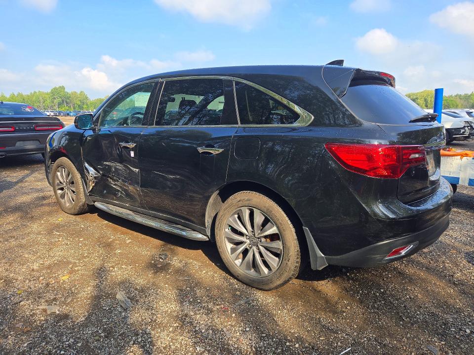 Продаж на аукціоні авто 2016 Acura Mdx, vin: 5FRYD4H44GB501988, номер лоту: 67108486