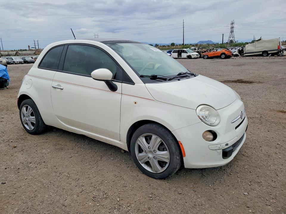 70686216 :رقم المزاد ، 3C3CFFAR3CT343649 vin ، 2012 Fiat 500 مزاد بيع