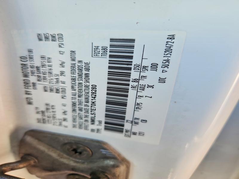 2019 Ford Transit Connect მანქანა იყიდება აუქციონზე, vin: NM0LS7E70K1428280, აუქციონის ნომერი: 70716856