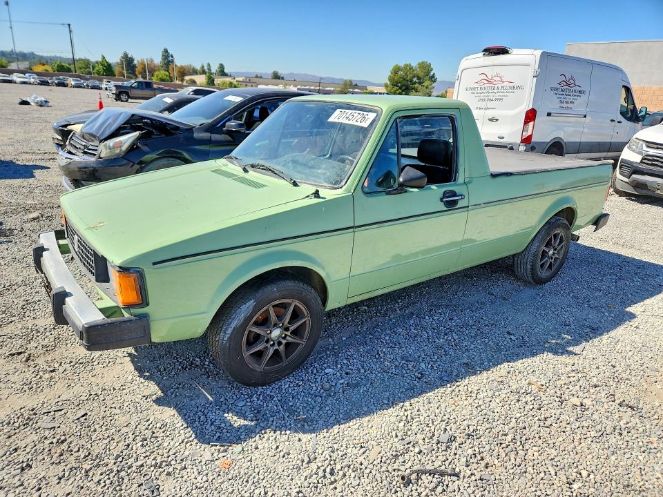 1981 Volkswagen Rabbit მანქანა იყიდება აუქციონზე, vin: 1V1KB0170BV148642, აუქციონის ნომერი: 70145726