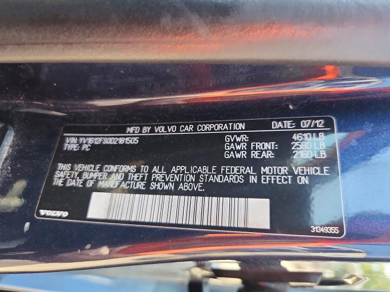 Продажа на аукционе авто 2013 Volvo S60, vin: YV1612FS0D2181505, номер лота: 67651736