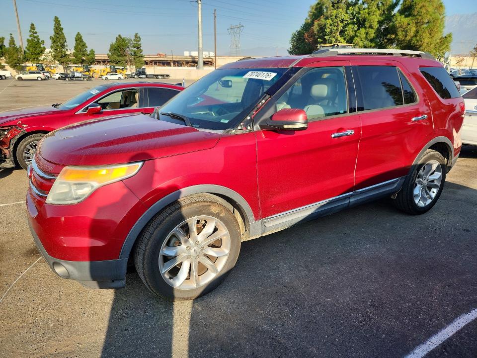 70740176 :رقم المزاد ، 1FM5K7F82DGA99189 vin ، 2013 Ford Explorer مزاد بيع