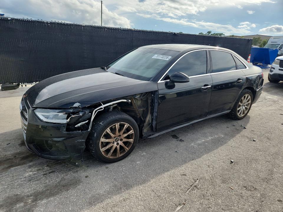 2021 Audi A4 მანქანა იყიდება აუქციონზე, vin: WAUABAF42MN008427, აუქციონის ნომერი: 70173226