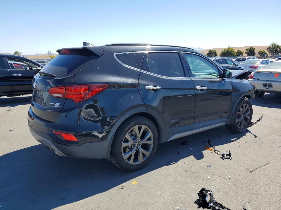 70302876 :رقم المزاد ، 5XYZW4LA0HG455941 vin ، 2017 Hyundai Santa Fe Sport مزاد بيع