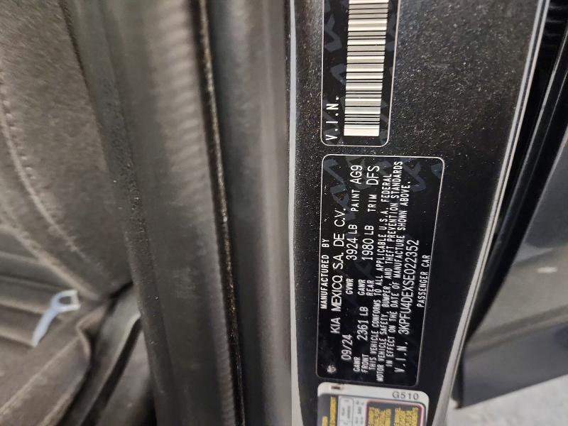 67428656 :رقم المزاد ، 3KPFU4DEXSE022352 vin ، 2025 Kia K4 مزاد بيع