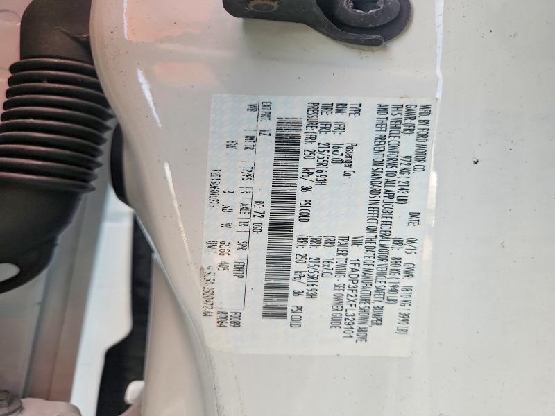 2015 Ford Focus მანქანა იყიდება აუქციონზე, vin: 1FADP3F2XFL329101, აუქციონის ნომერი: 68276256