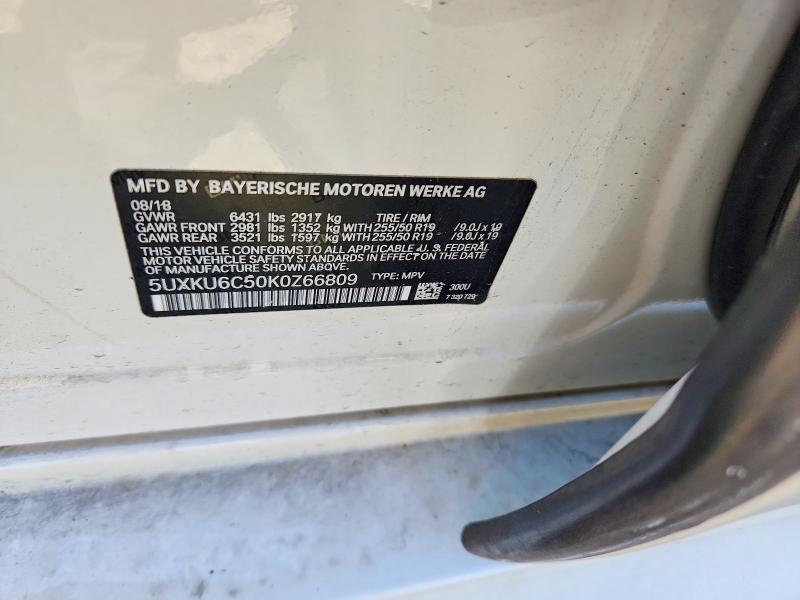 Aukcja sprzedaży 2019 Bmw X6, vin: 5UXKU6C50K0Z66809, numer aukcji: 69182256