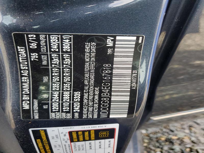 Продаж на аукціоні авто 2014 Mercedes-benz Glk, vin: WDCGG8JB4EG167818, номер лоту: 67537396