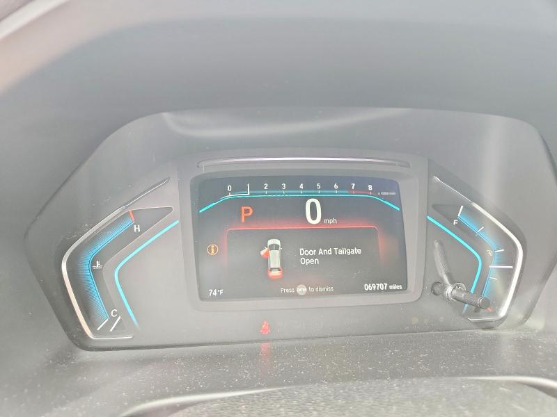 68987746 :رقم المزاد ، 5FNRL6H79KB002059 vin ، 2019 Honda Odyssey مزاد بيع