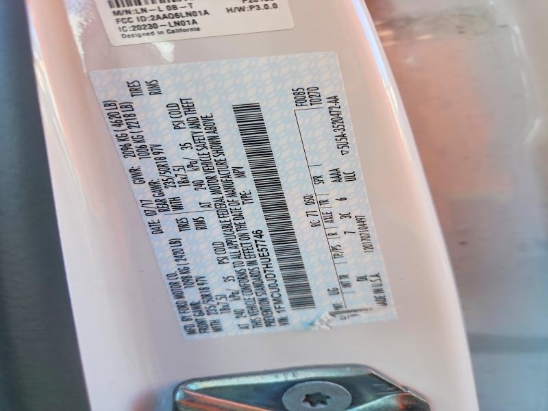 Aukcja sprzedaży 2017 Ford Escape, vin: 1FMCU0JD7HUE57746, numer aukcji: 69716606