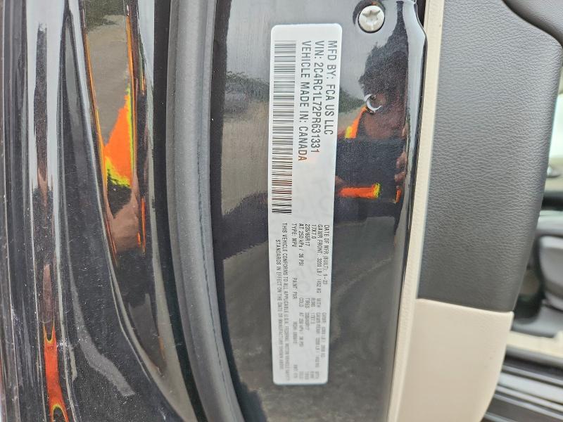 Auction sale of the 2023 Chrysler Pacifica, vin: 2C4RC1L72PR631331, lot number: 71100776