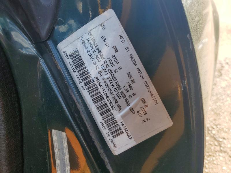Aukcja sprzedaży 1991 Mazda Mx-5 Miata, vin: JM1NA3510M0232657, numer aukcji: 67964896