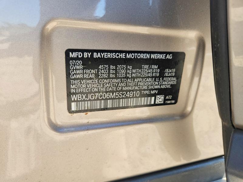 Продажа на аукционе авто 2021 Bmw X1, vin: WBXJG7C06M5S24910, номер лота: 67880346