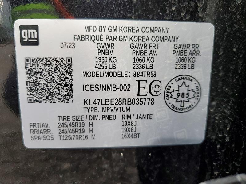 Продаж на аукціоні авто 2024 Buick Envista, vin: KL47LBE28RB035778, номер лоту: 68598606