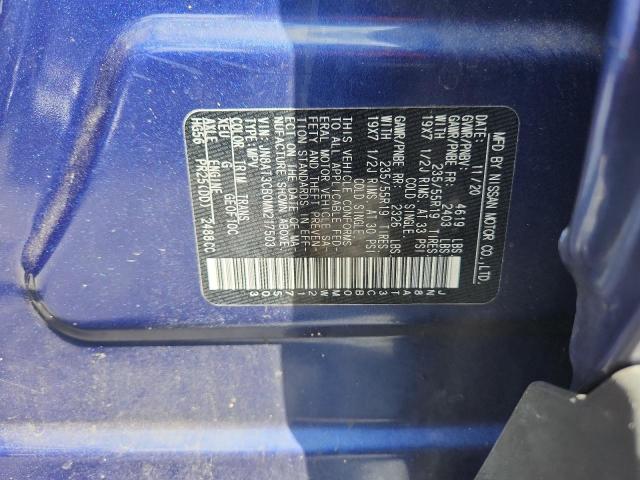 Продажа на аукционе авто 2021 Nissan Rogue, vin: JN8AT3CB0MW217503, номер лота: 70344616