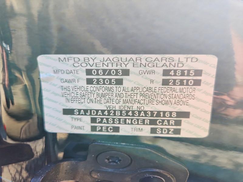 Продаж на аукціоні авто 2004 Jaguar Xkr, vin: SAJDA42B543A37168, номер лоту: 69539656