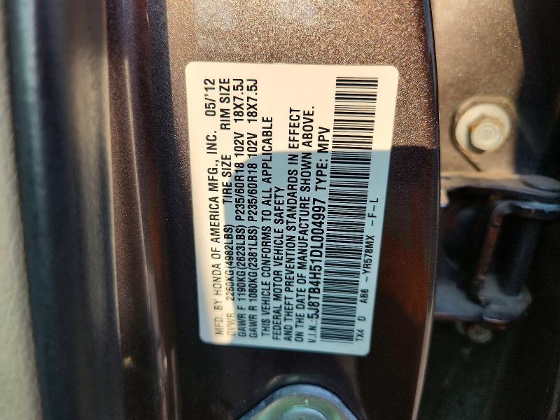 Продаж на аукціоні авто 2013 Acura Rdx, vin: 5J8TB4H51DL004997, номер лоту: 67023896