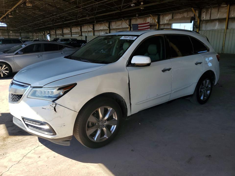 70691406 :رقم المزاد ، 5FRYD3H83FB002238 vin ، 2015 Acura Mdx مزاد بيع