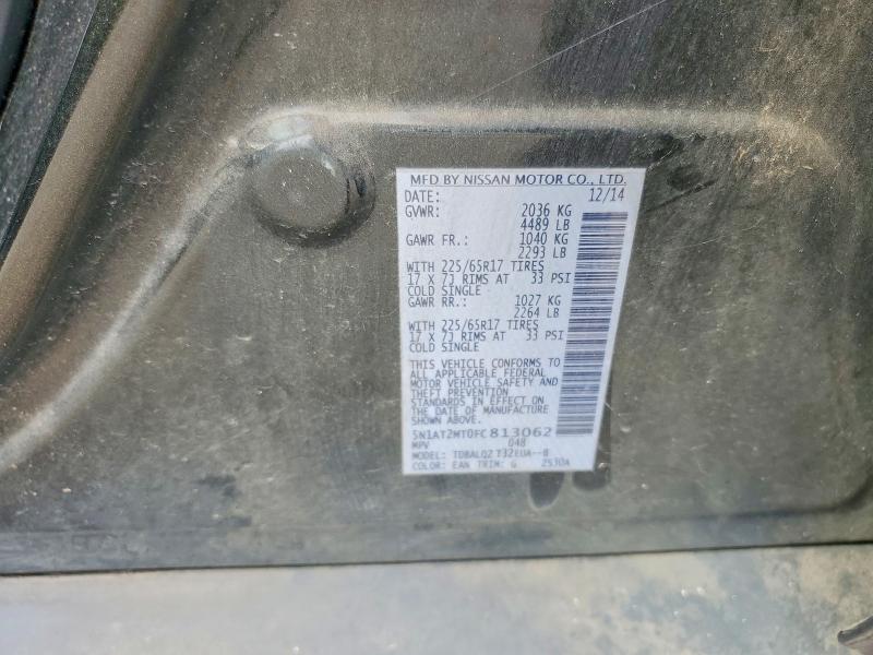 Продаж на аукціоні авто 2015 Nissan Rogue, vin: 5N1AT2MT0FC813062, номер лоту: 67778346