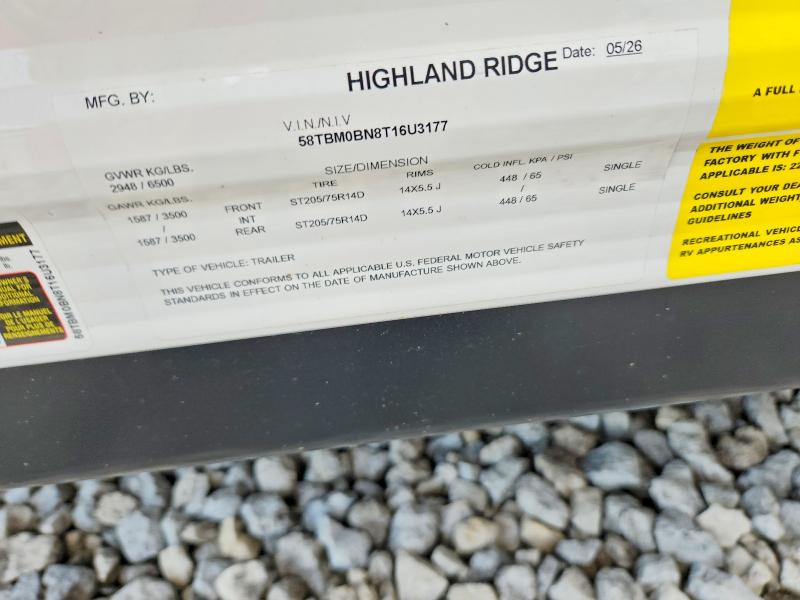 Aukcja sprzedaży 2026 Open Range Highland Ridge, vin: 58TBM0BN8T16U3177, numer aukcji: 69193676