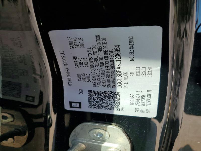 69418916 :رقم المزاد ، 1GCHSBEA8L1236954 vin ، 2020 Chevrolet Colorado مزاد بيع