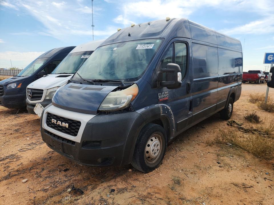 2021 Ram Promaster 3500 მანქანა იყიდება აუქციონზე, vin: 3C6FRVJG6ME503383, აუქციონის ნომერი: 66549256