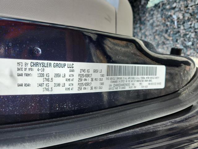 68588516 :رقم المزاد ، 2D4RN5DX4AR290265 vin ، 2010 Dodge Grand Caravan مزاد بيع