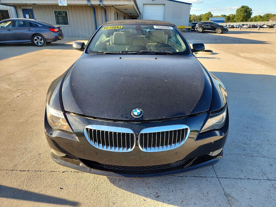 2008 Bmw 650 მანქანა იყიდება აუქციონზე, vin: WBAEB53508CX60201, აუქციონის ნომერი: 70538286