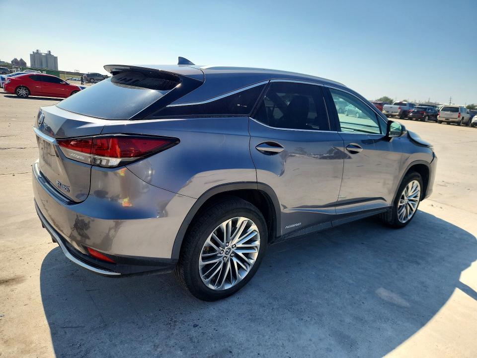2020 Lexus Rx მანქანა იყიდება აუქციონზე, vin: 2T2JGMDA4LC053557, აუქციონის ნომერი: 69424706