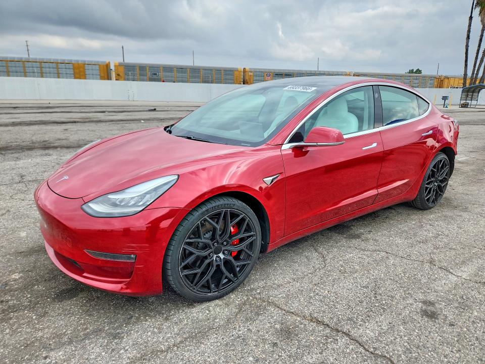 Продажа на аукционе авто 2019 Tesla Model 3, vin: 5YJ3E1EB0KF477594, номер лота: 69337966