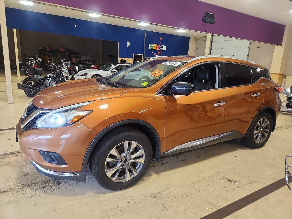 2015 Nissan Murano მანქანა იყიდება აუქციონზე, vin: 5N1AZ2MH8FN268985, აუქციონის ნომერი: 69811076