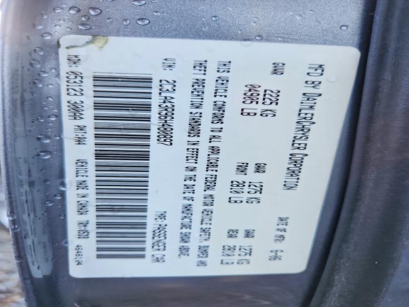 Aukcja sprzedaży 2006 Chrysler 300, vin: 2C3LA43R96H480897, numer aukcji: 70041156