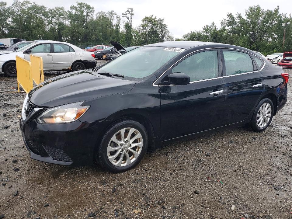 2017 Nissan Sentra მანქანა იყიდება აუქციონზე, vin: 3N1AB7AP2HY338636, აუქციონის ნომერი: 70022036